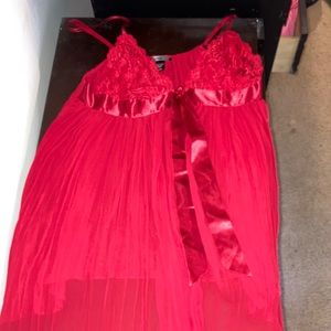 Victoria’s Secret baby doll top see through. Size large worn once.